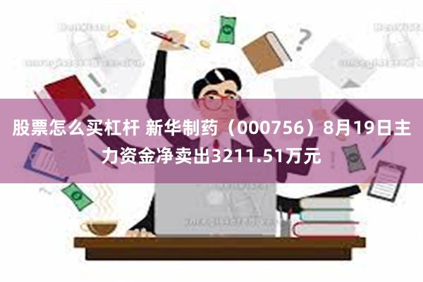 股票怎么买杠杆 新华制药（000756）8月19日主力资金净